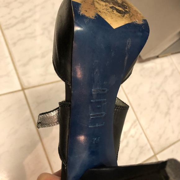 🔥EQIQ Black Sandals 7M - Picture 7 of 8